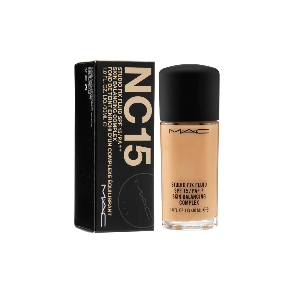 Mac Studio Fix Fluid SPF 15 24HR Matte Foundation + Oil Control-NC 18