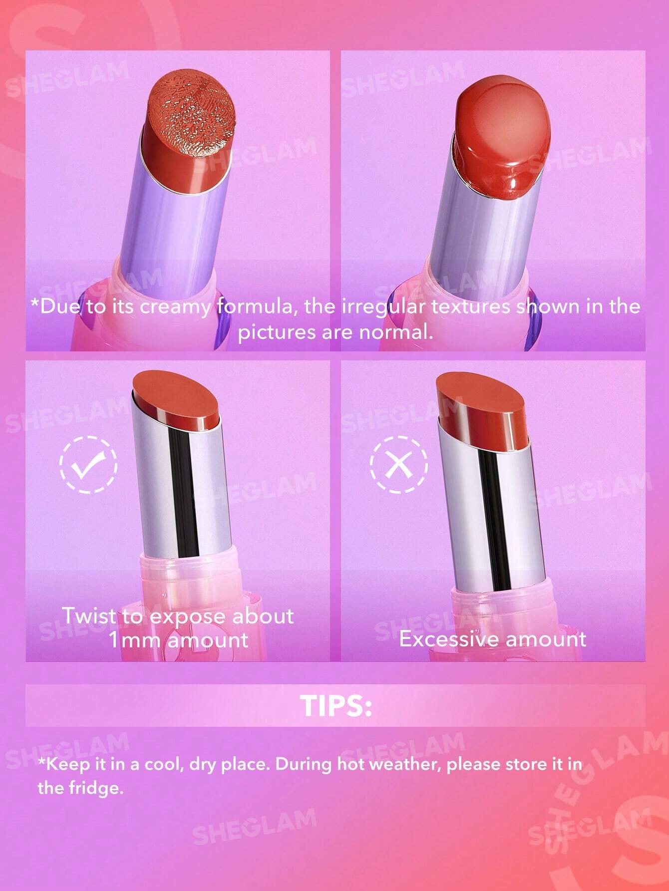 SHEGLAM Mirror Kiss High-Shine Lipstick