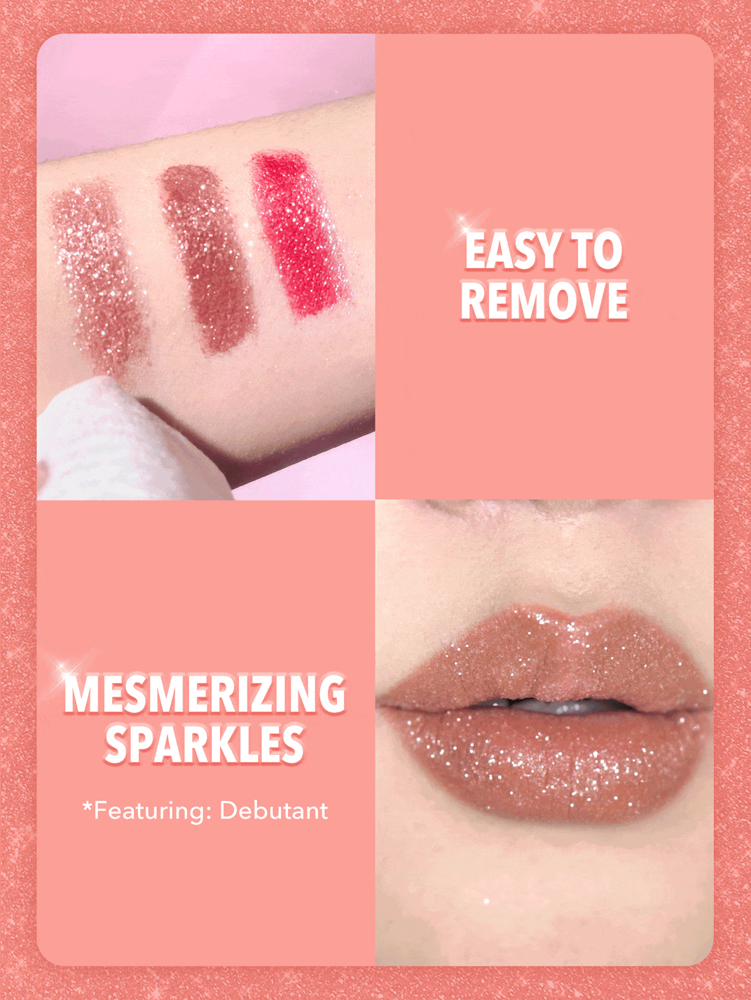 SHEGLAM Lip Dazzler Glitter Kit-Center Stage