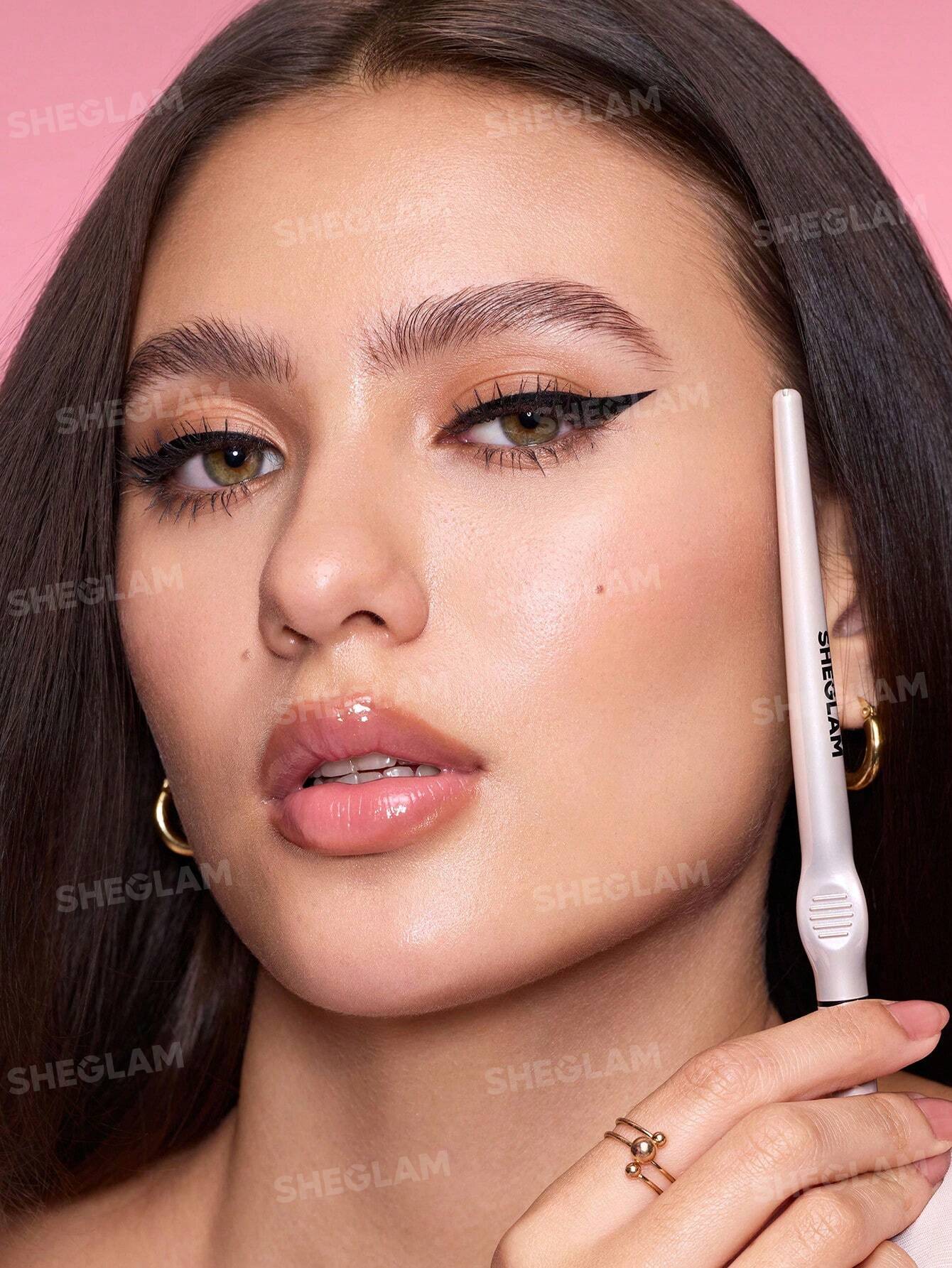 SHEGLAM Glide Control Liquid Eyeliner-Matte Black
