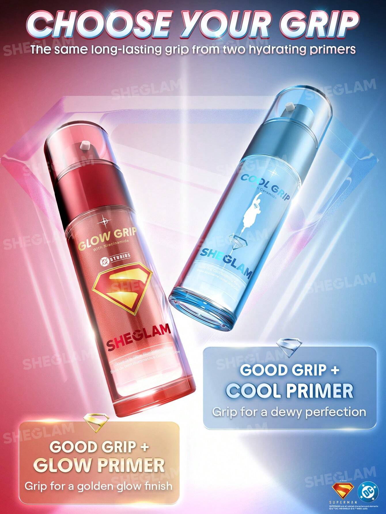 SHEGLAM The Superman SHEGLAM Good Grip Glow Illuminating Primer - 45 Ml