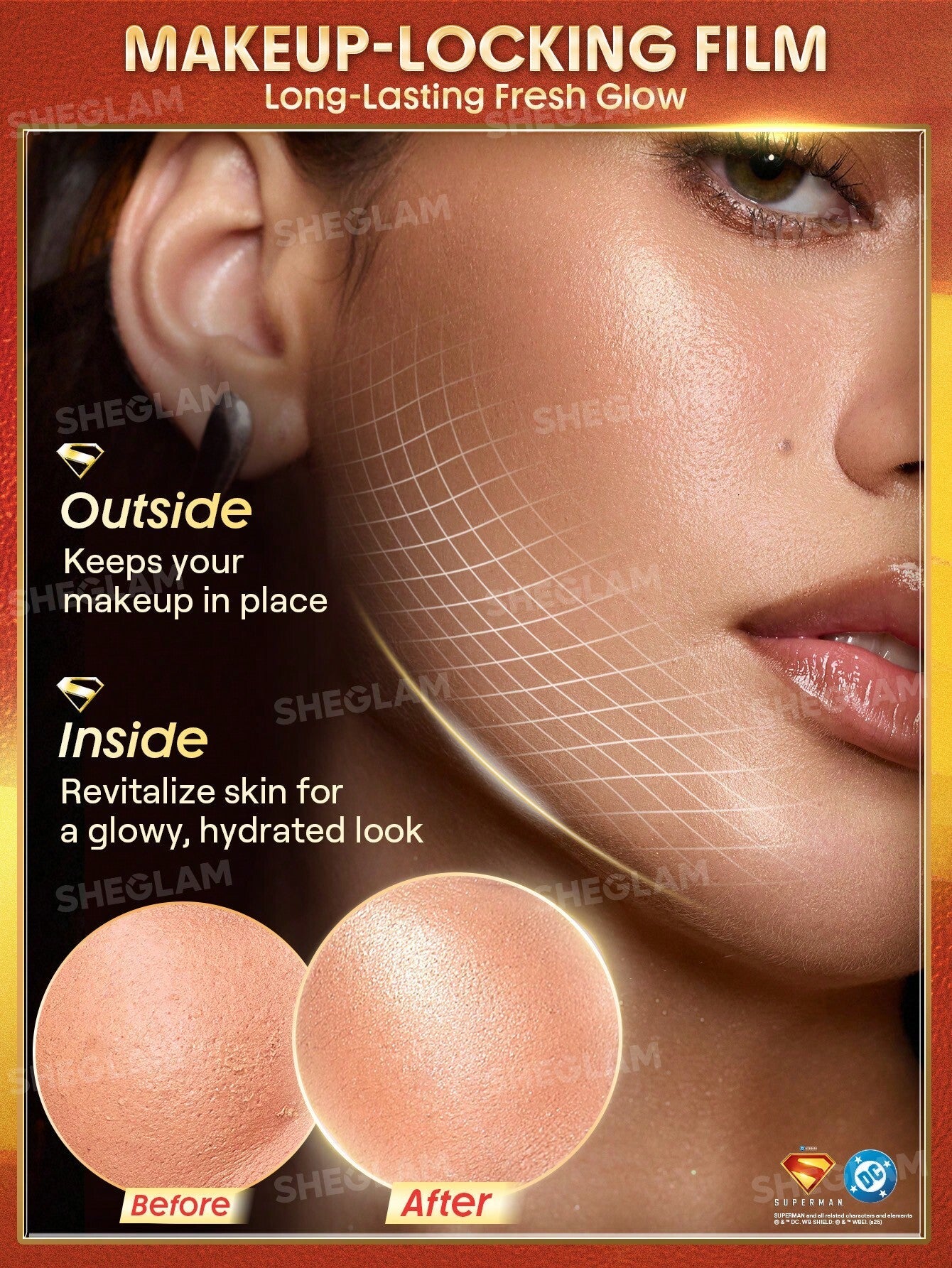 SHEGLAM The Superman SHEGLAM Good Grip Glow Illuminating Primer - 45 Ml