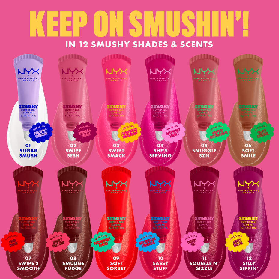 NYX Professional Makeup - Smushy Matte Lip Balm - Sugar Smush