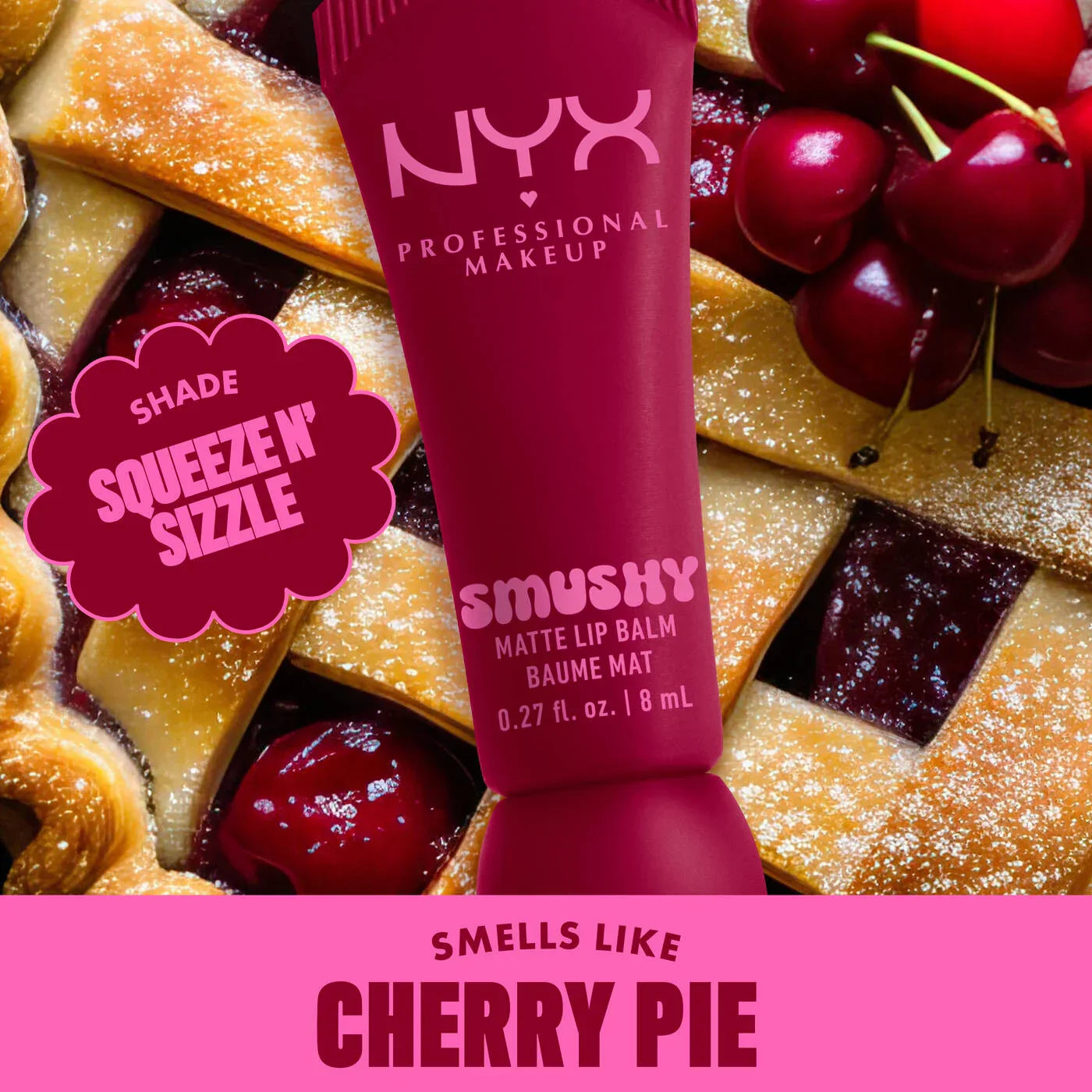 NYX- Smushy Matte Lip Balm- Squeeze N' Sizzle