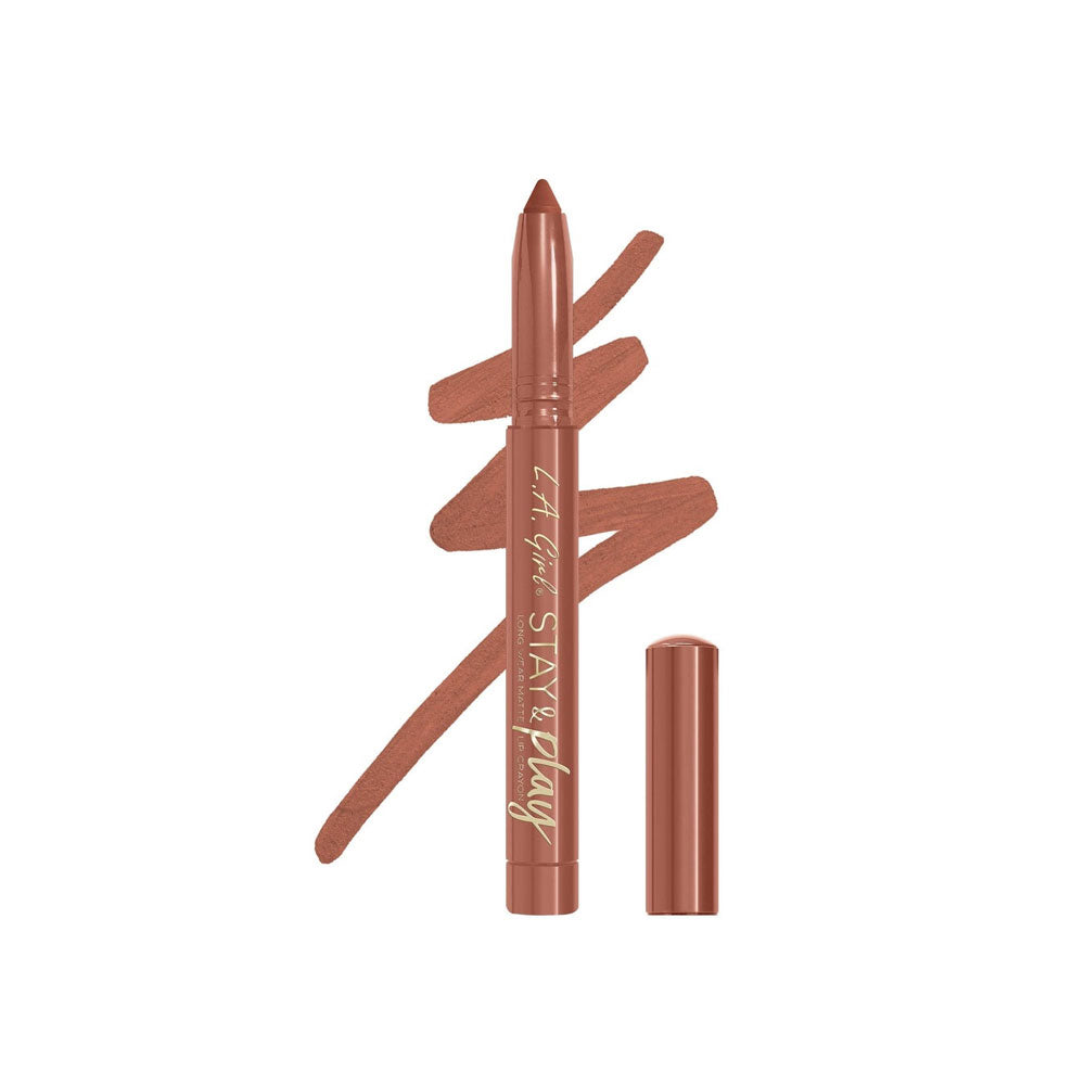 L.A. Girl Lipstick - Stay & Play Lip Crayon - GLC732 - For Keeps