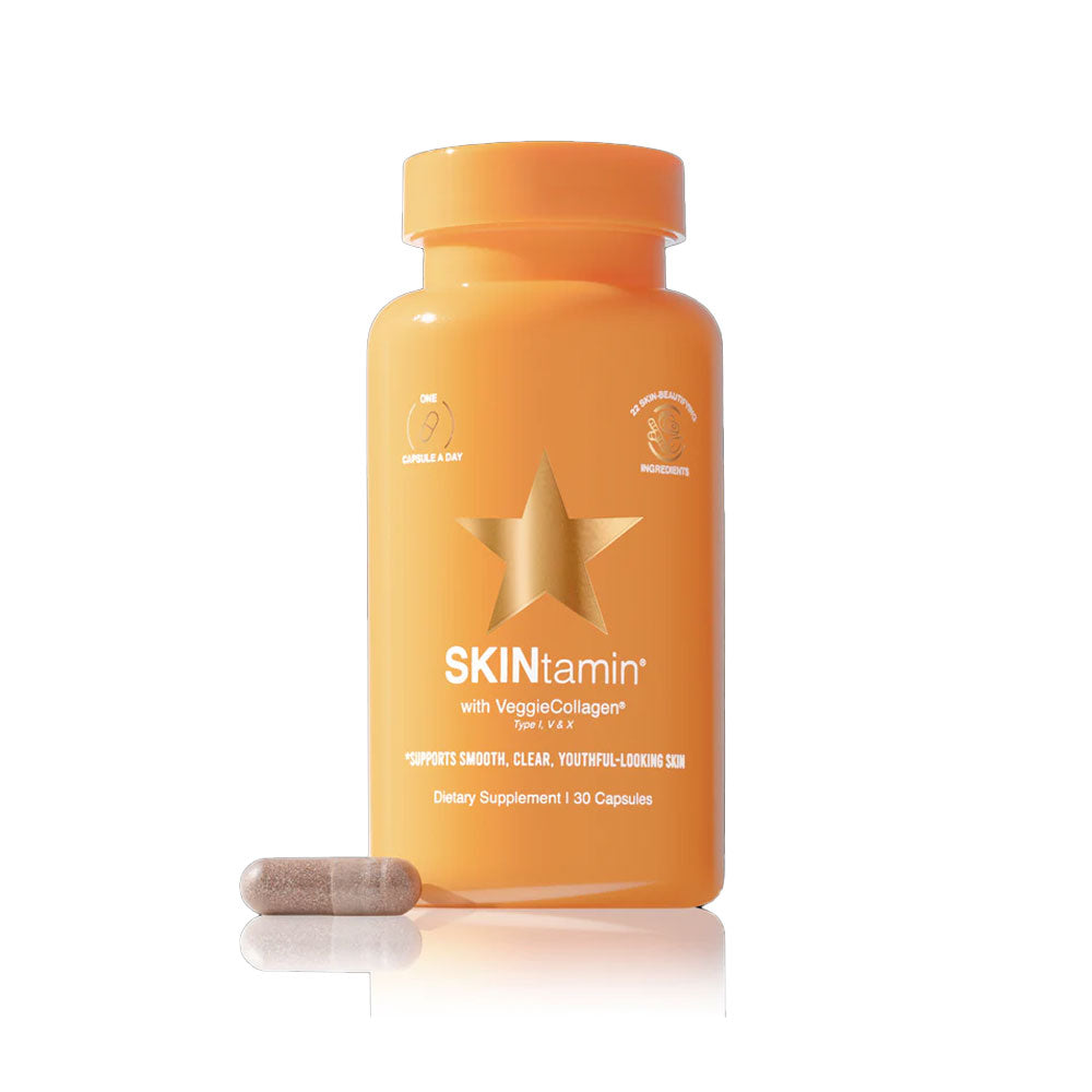 SKINtamin Vitamin for Skin Health & Collagen Support - 30 Capsules