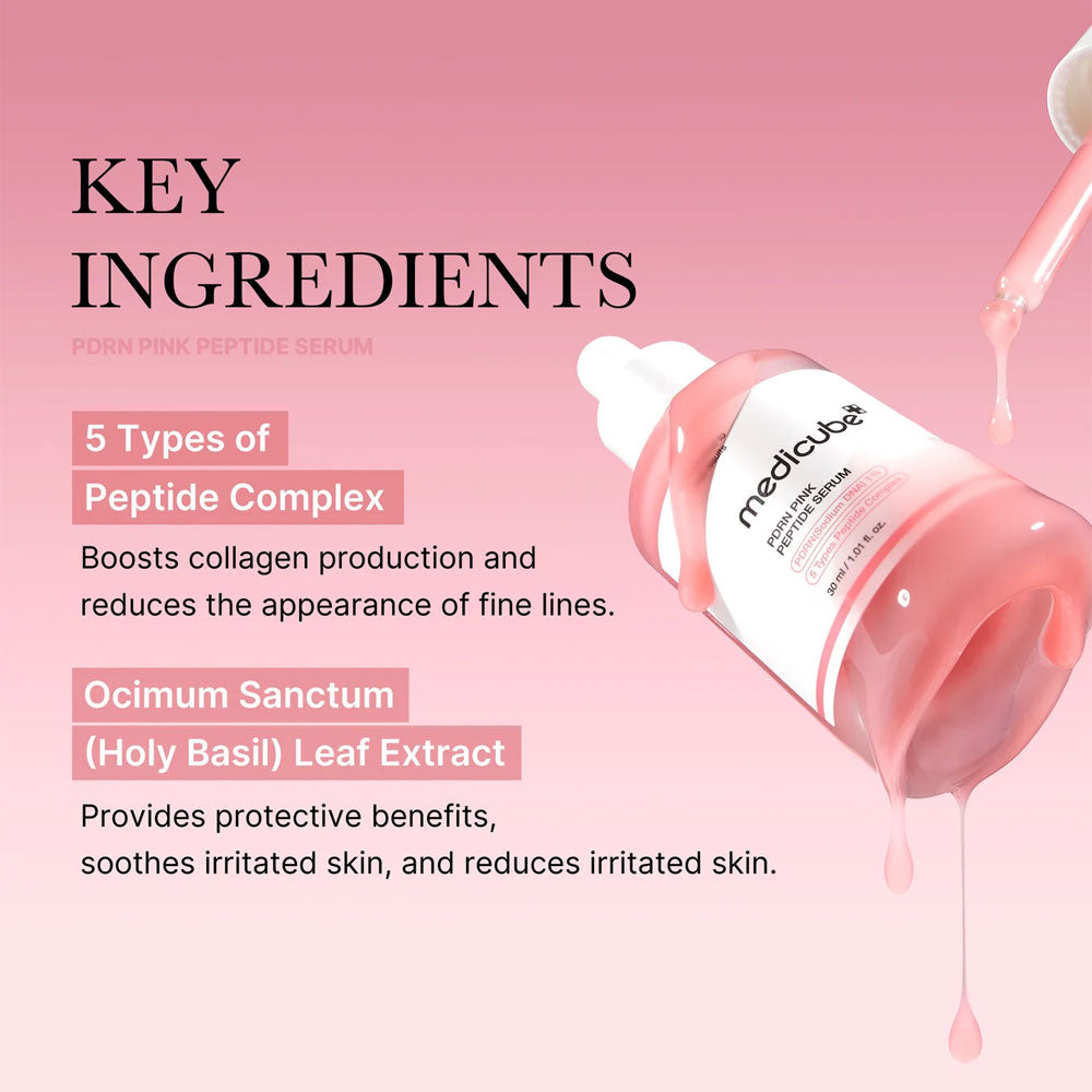 Medicube PDRN Pink Peptide Serum - 30ml