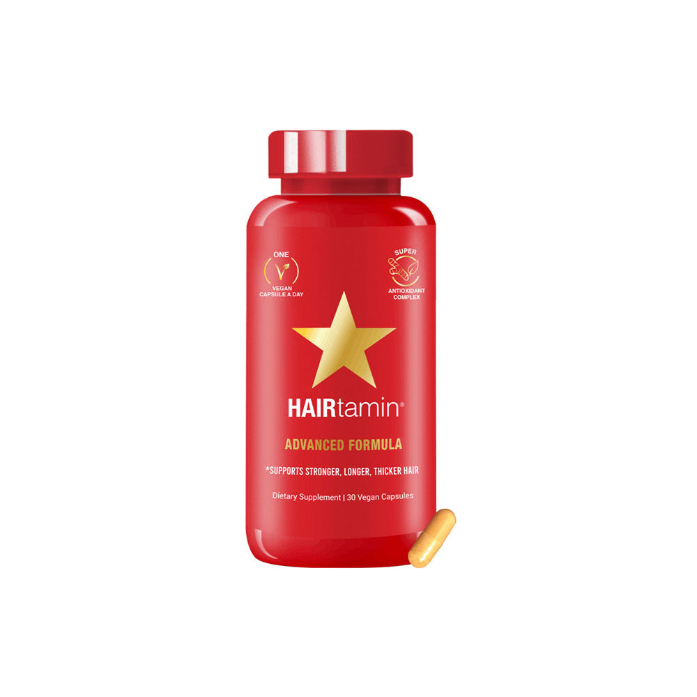 HAIRtamin Vegan Hair Vitamins for Faster Hair Growth - 30 capsules
