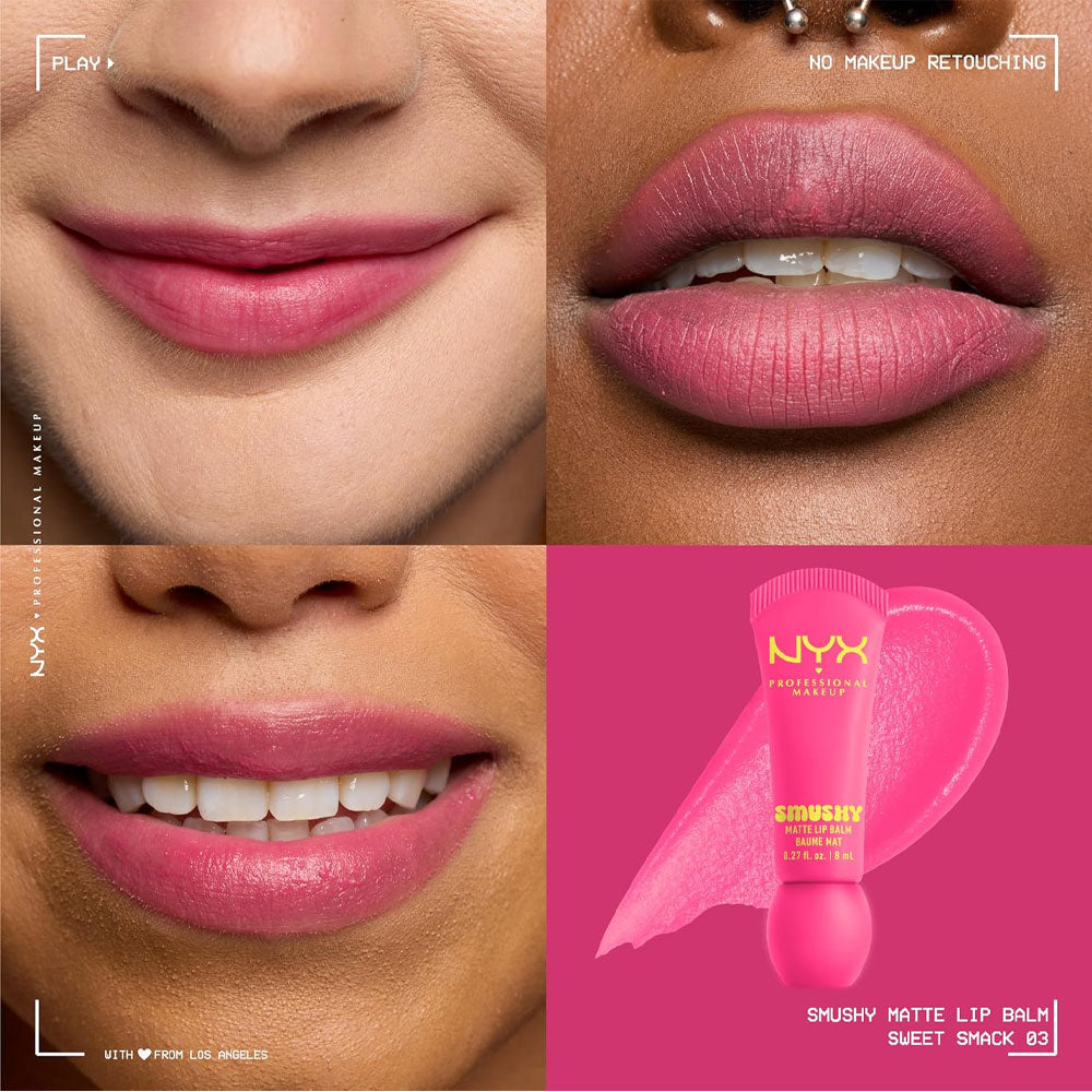 NYX Professional Makeup - Smushy Matte Lip Balm - Sweet Smack