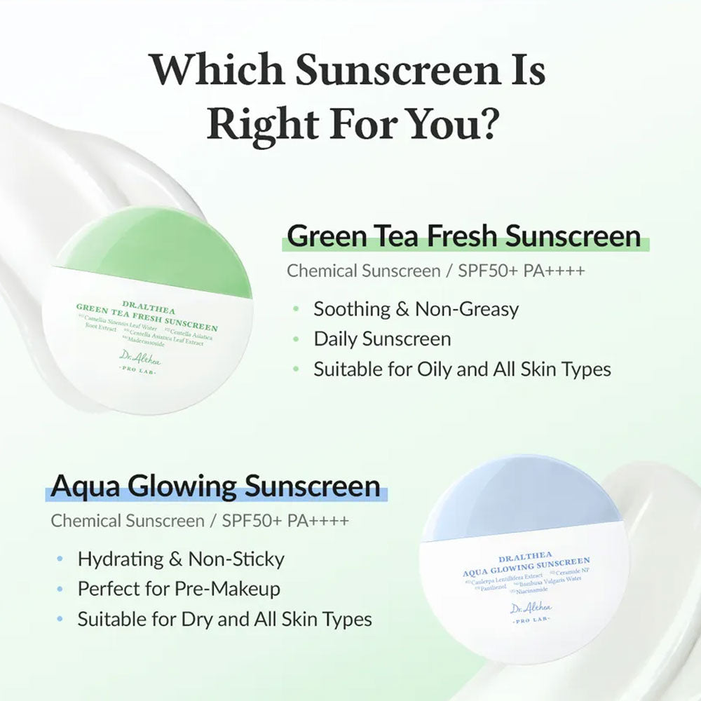 Dr.Althea Green Tea Fresh Sunscreen SPF50+ PA++++ - 45ml