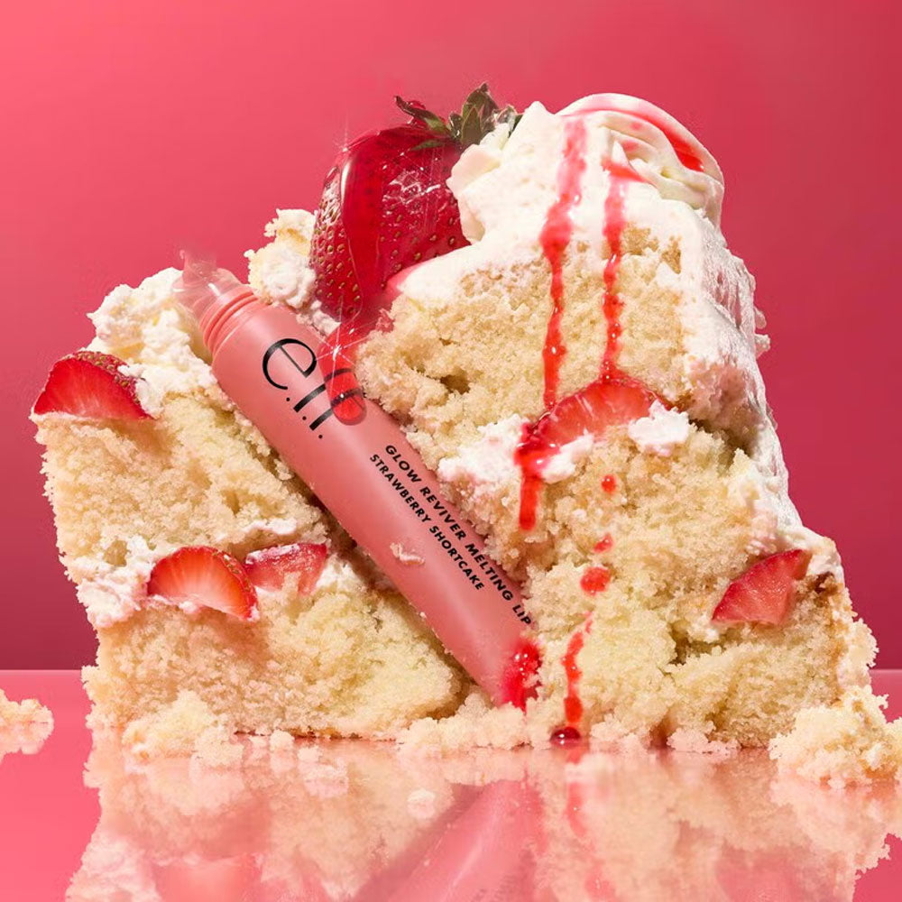 e.l.f - Glow Reviver Melting Lip Balm - Straw Berry Shortcake