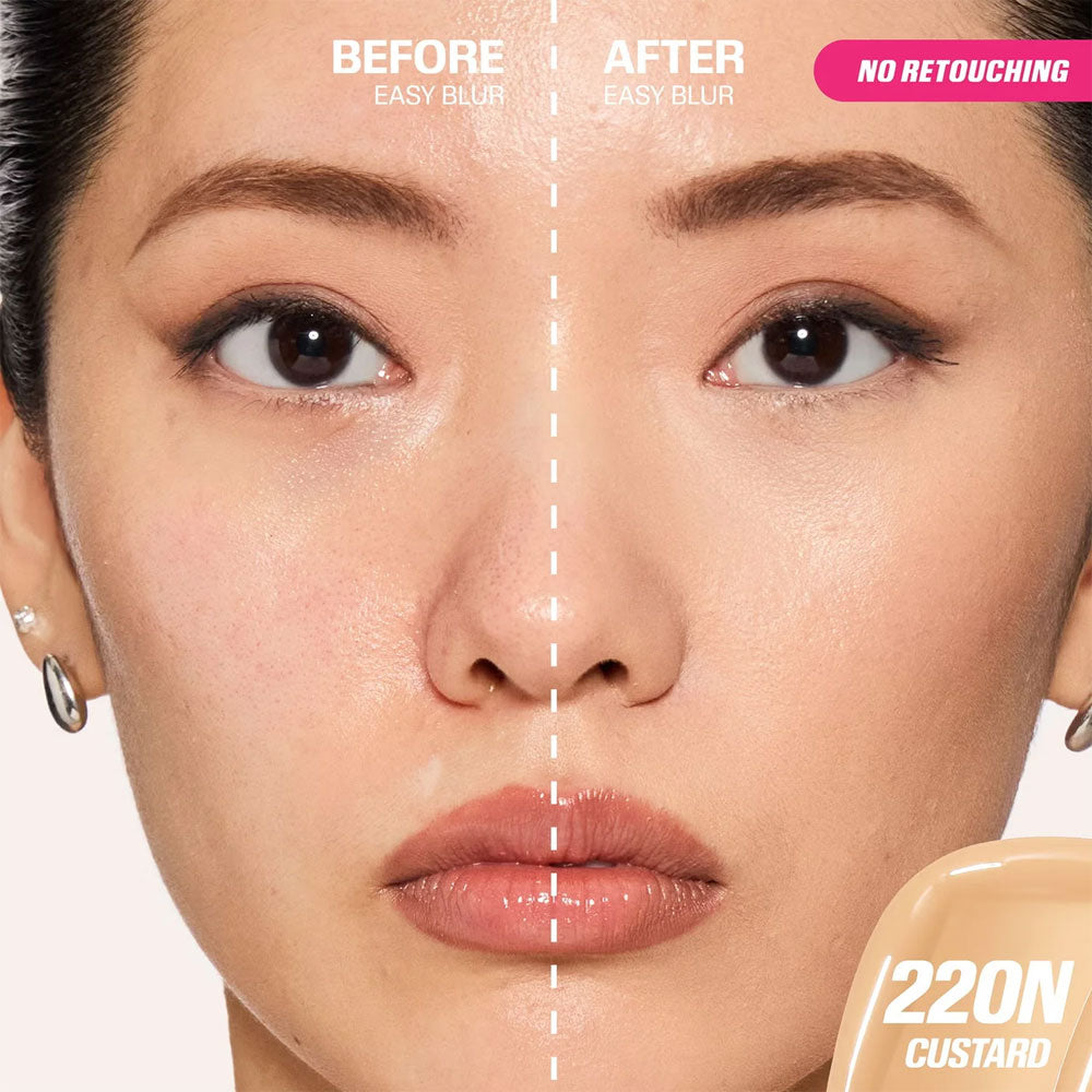 Huda Beauty - Easy Blur Natural Airbrush Foundation - Custard 220N 30ML