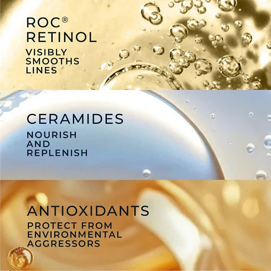 RoC, Retinol Correxion, Line Smoothing Night Serum Capsules, 30 Biodegradable Capsules