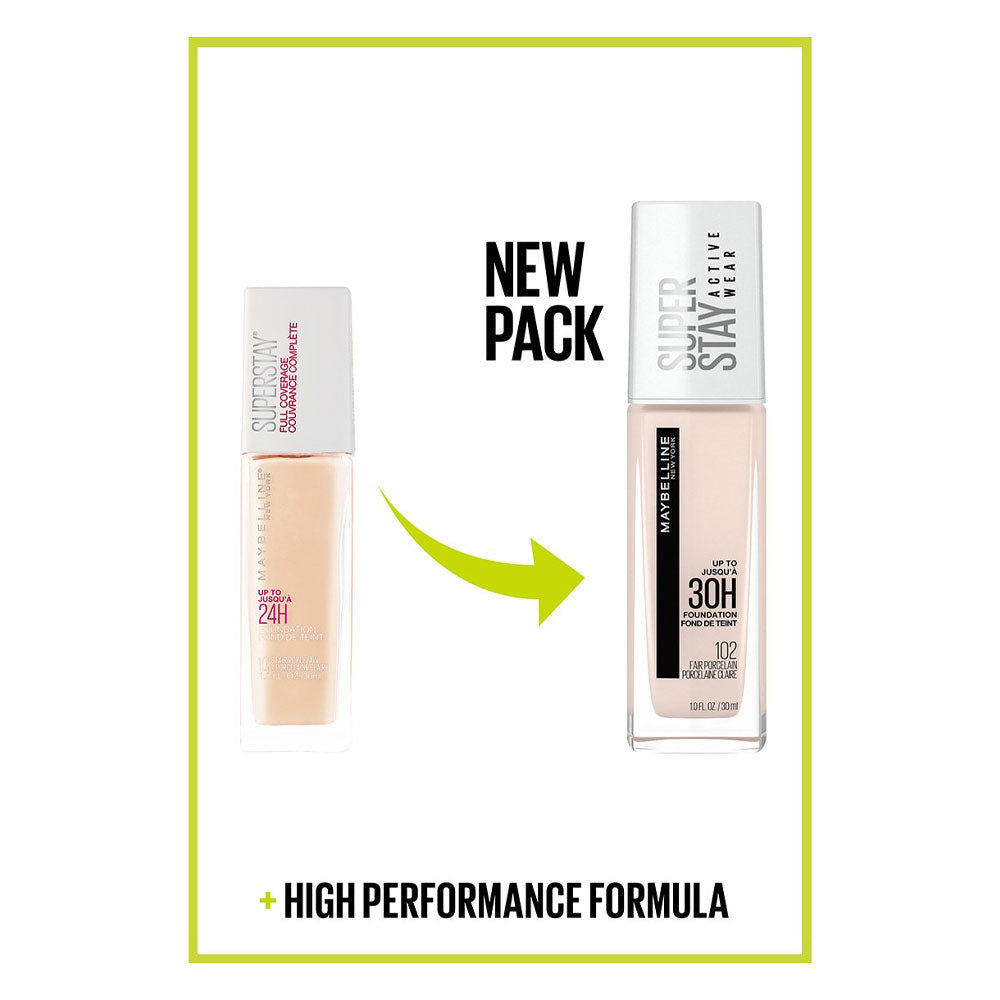 Maybelline Super Stay Longwear Liquid Foundation 30Hr Wear -105 Fair Ivory