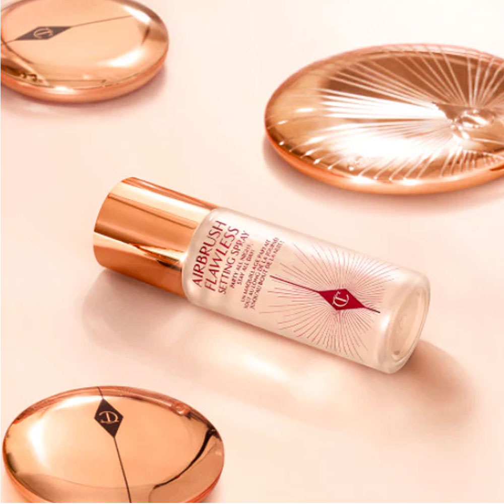 Charlotte Tilbury Airbrush Flawless Setting Spray Duo - Full Size 100ML -mini Size -34ML