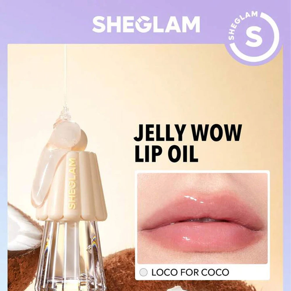 Sheglam Jelly Wow Hydrating Lip Oil - Loco For Coco