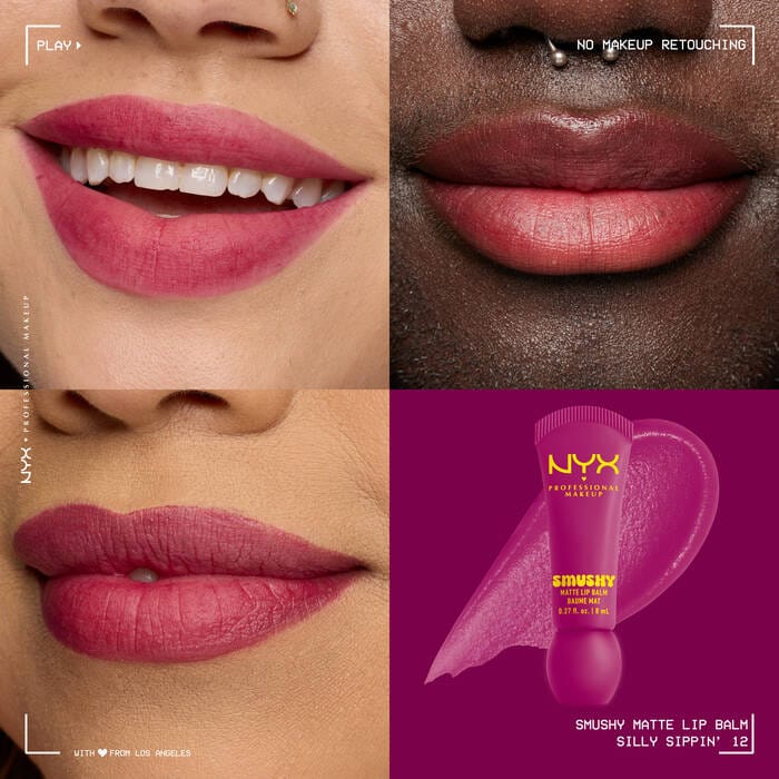 NYX Professional Makeup - Smushy Matte Lip Balm - Silly Sippin