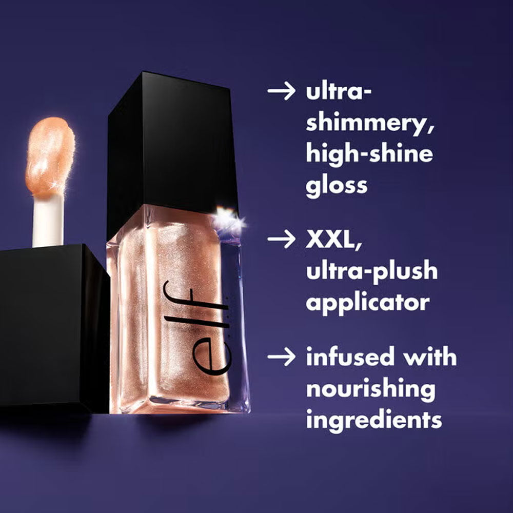 e.l.f Glow Reviver Lip Oil Glimmer - Crystal Baller