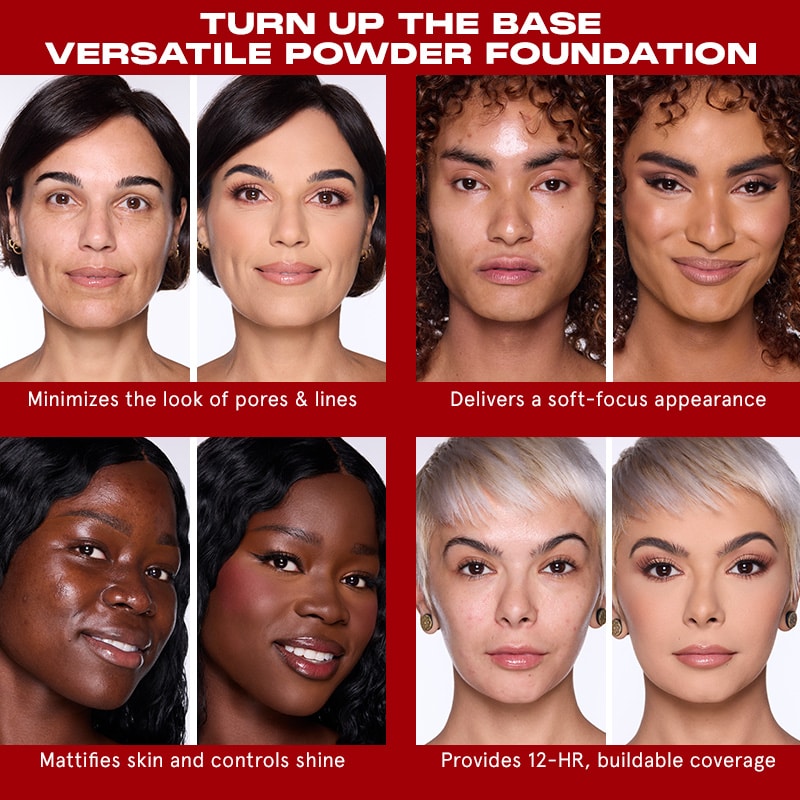 One size One Size Patrick Starrr Turn Up The Base Powder Foundation - Medium 3 (R) - Medium, Rosy Undertones