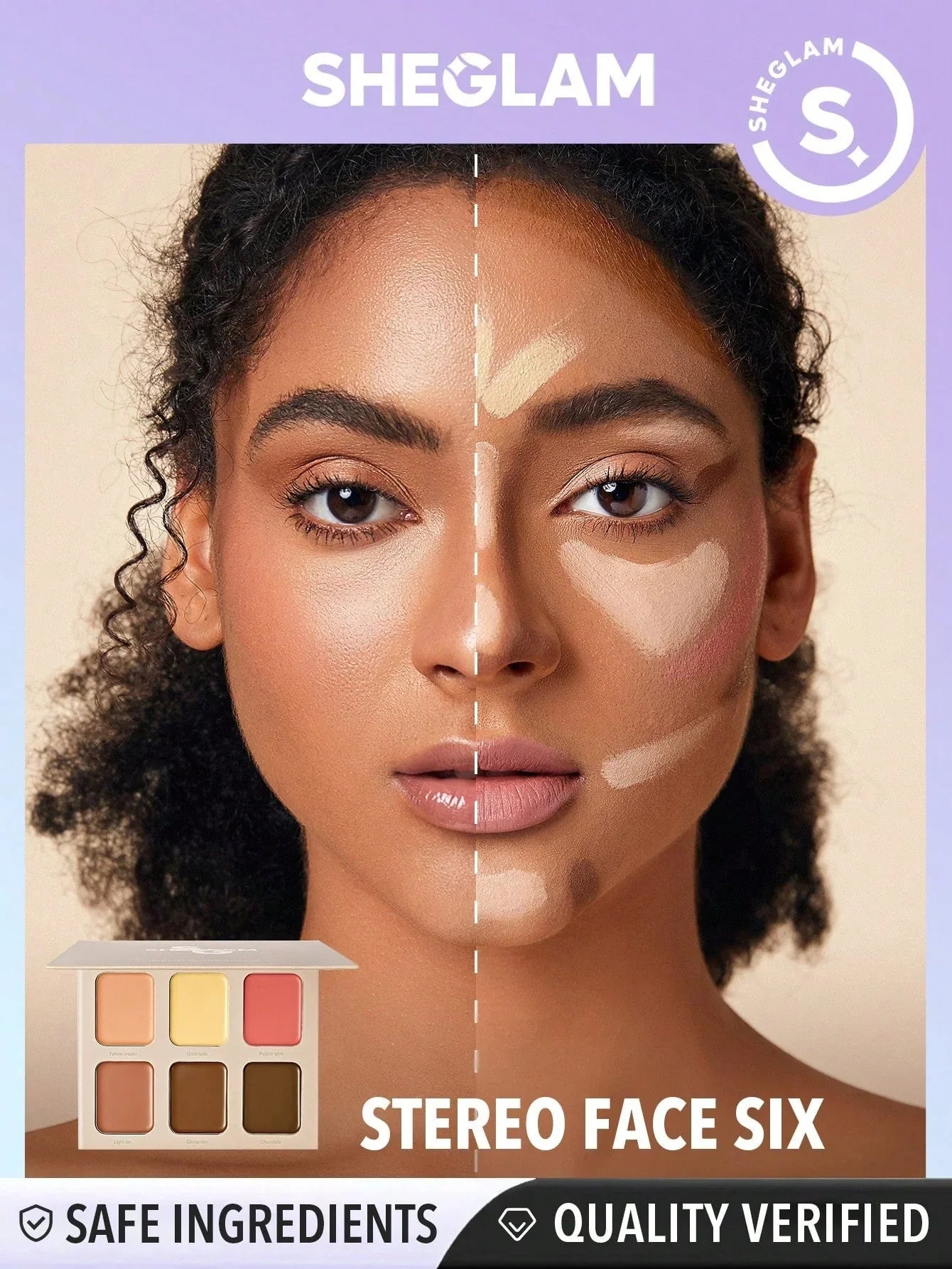 SHEGLAM STEREO FACE SIX COLOR PALETTE
