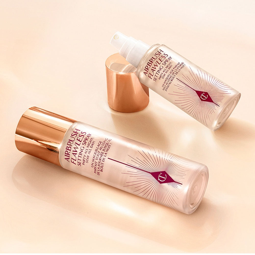 Charlotte Tilbury Airbrush Flawless Setting Spray Duo - Full Size 100ML -mini Size -34ML