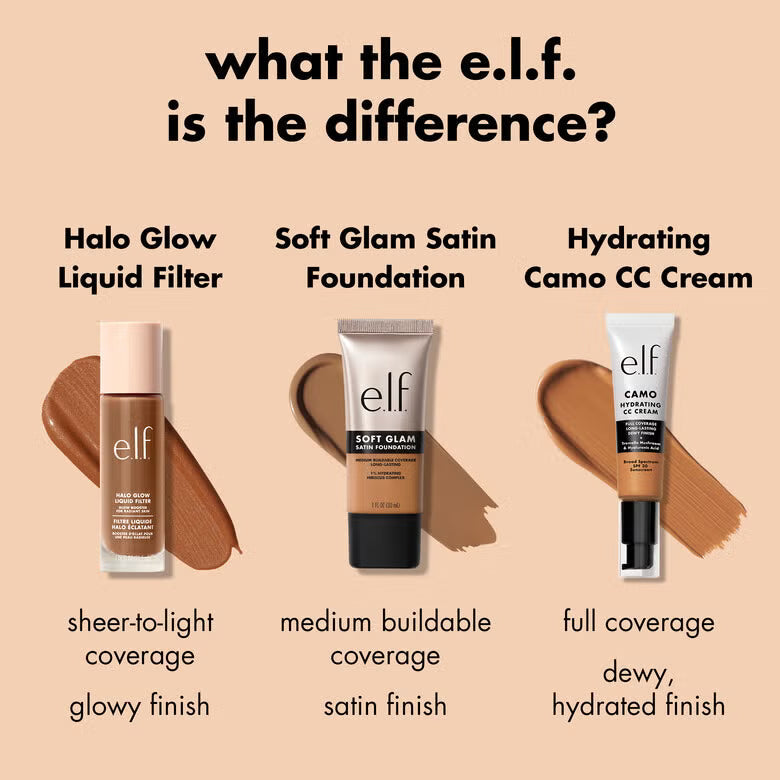E.L.F Soft Glam Satin Foundation - 30ML