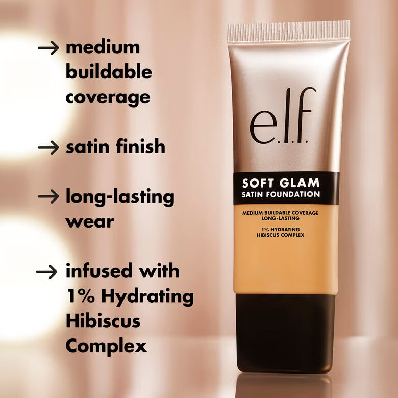 E.L.F Soft Glam Satin Foundation - 30ML