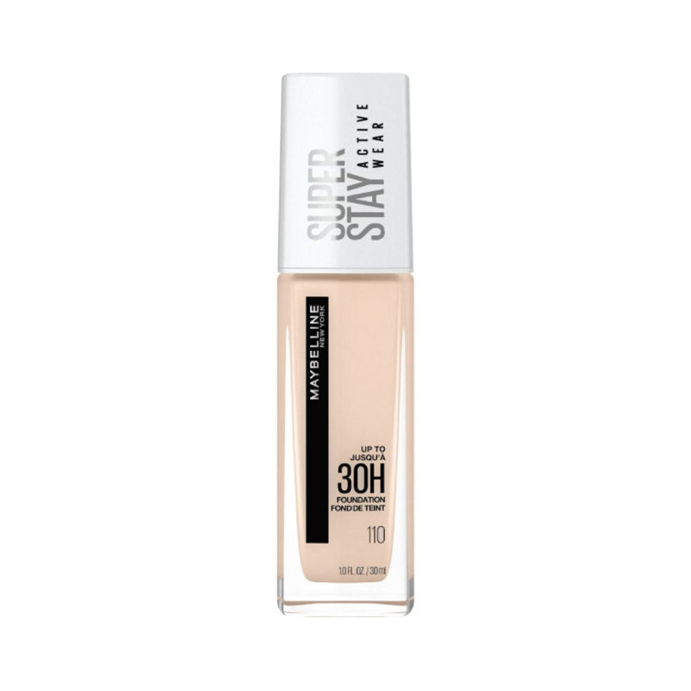 Maybelline Super Stay Longwear Liquid Foundation 30Hr Wear  - 110 Porcelain