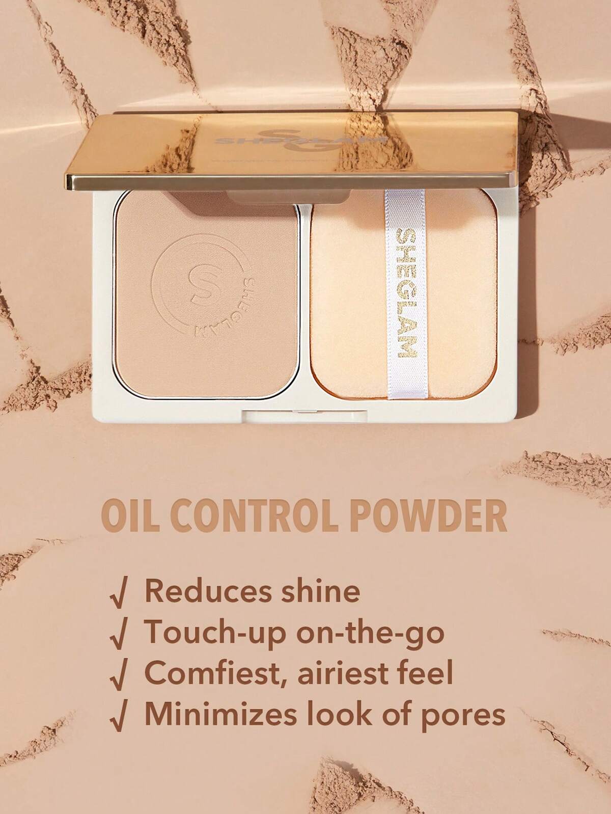 Sheglam Velvet Veil Oil Control Powder-Nude Pink