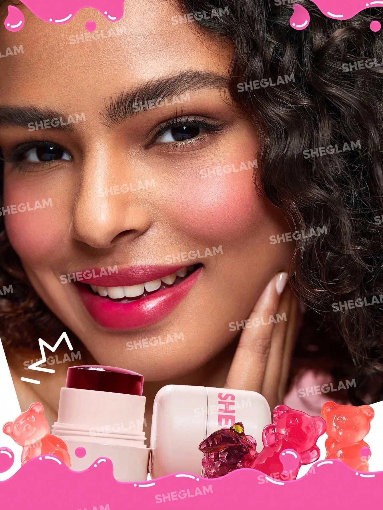 Sheglam- Jelly- Licious Hydrating Lip & Blush Tint- Howdy