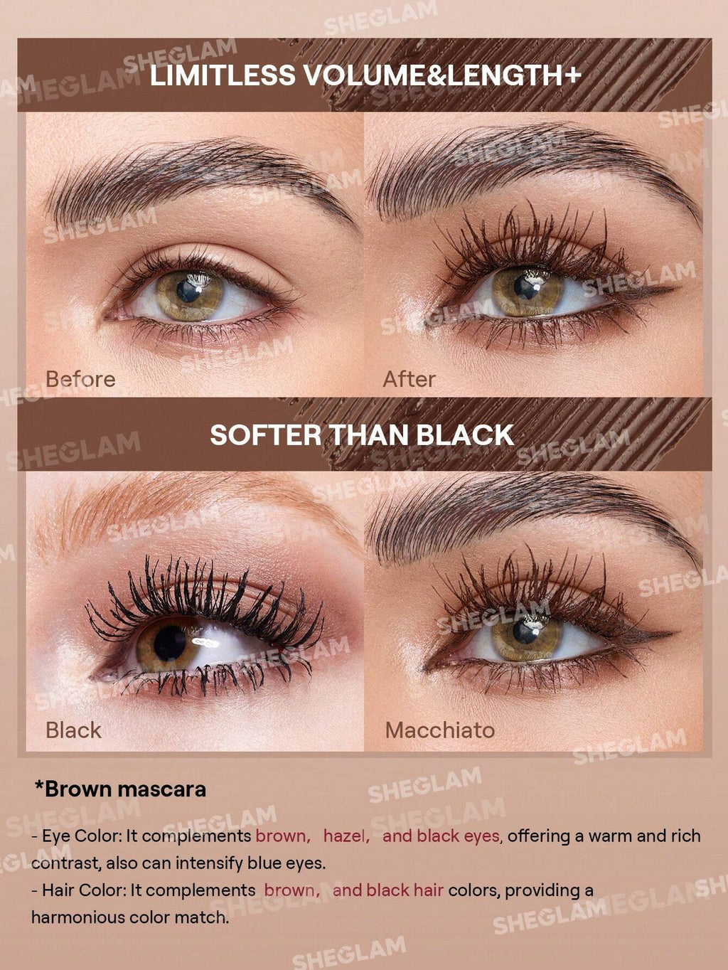 SHEGLAM All-In-One Volume & Length Mascara