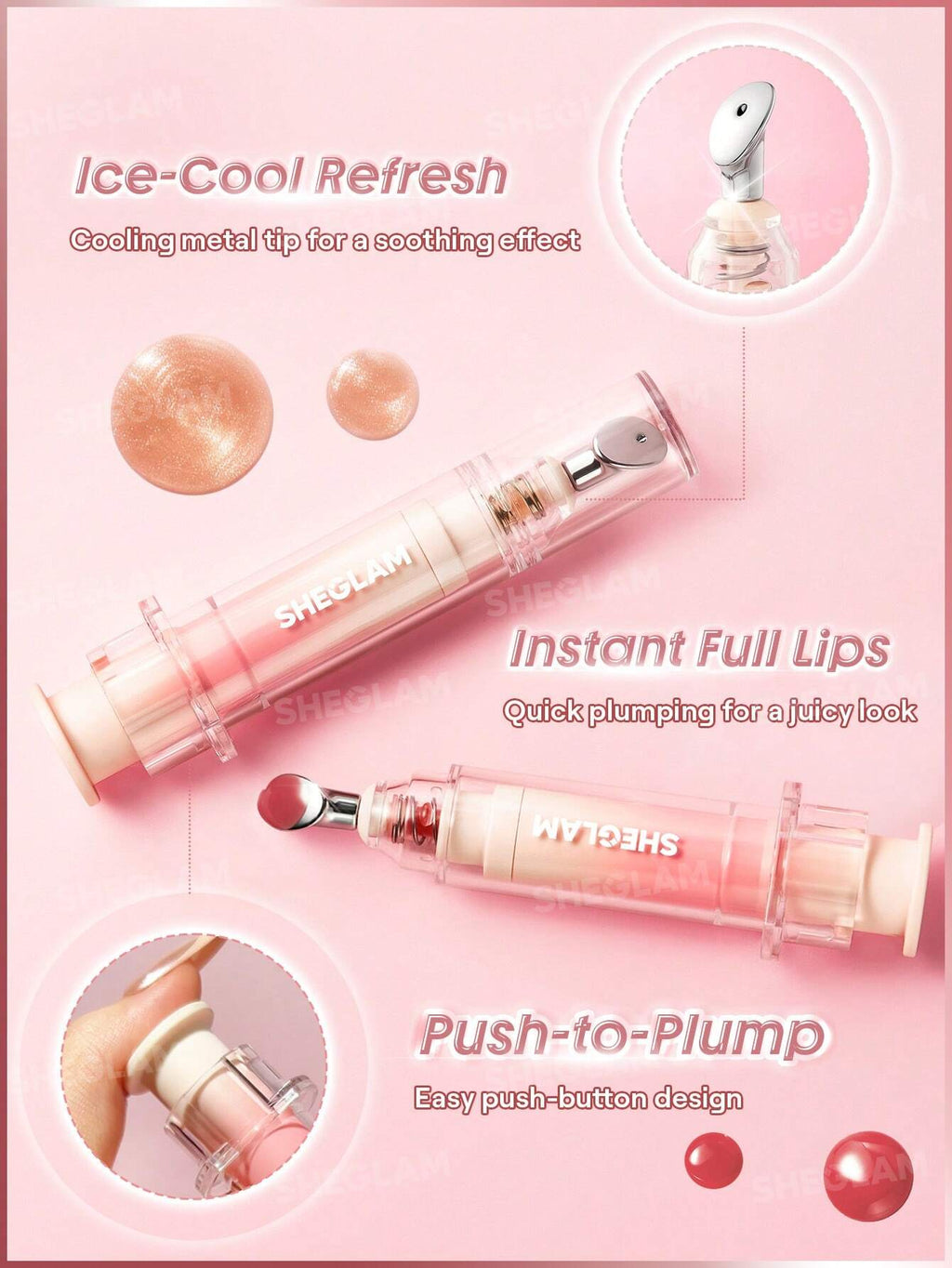 SHEGLAM Booster Shine Plumping Lip Gloss-Get Started
