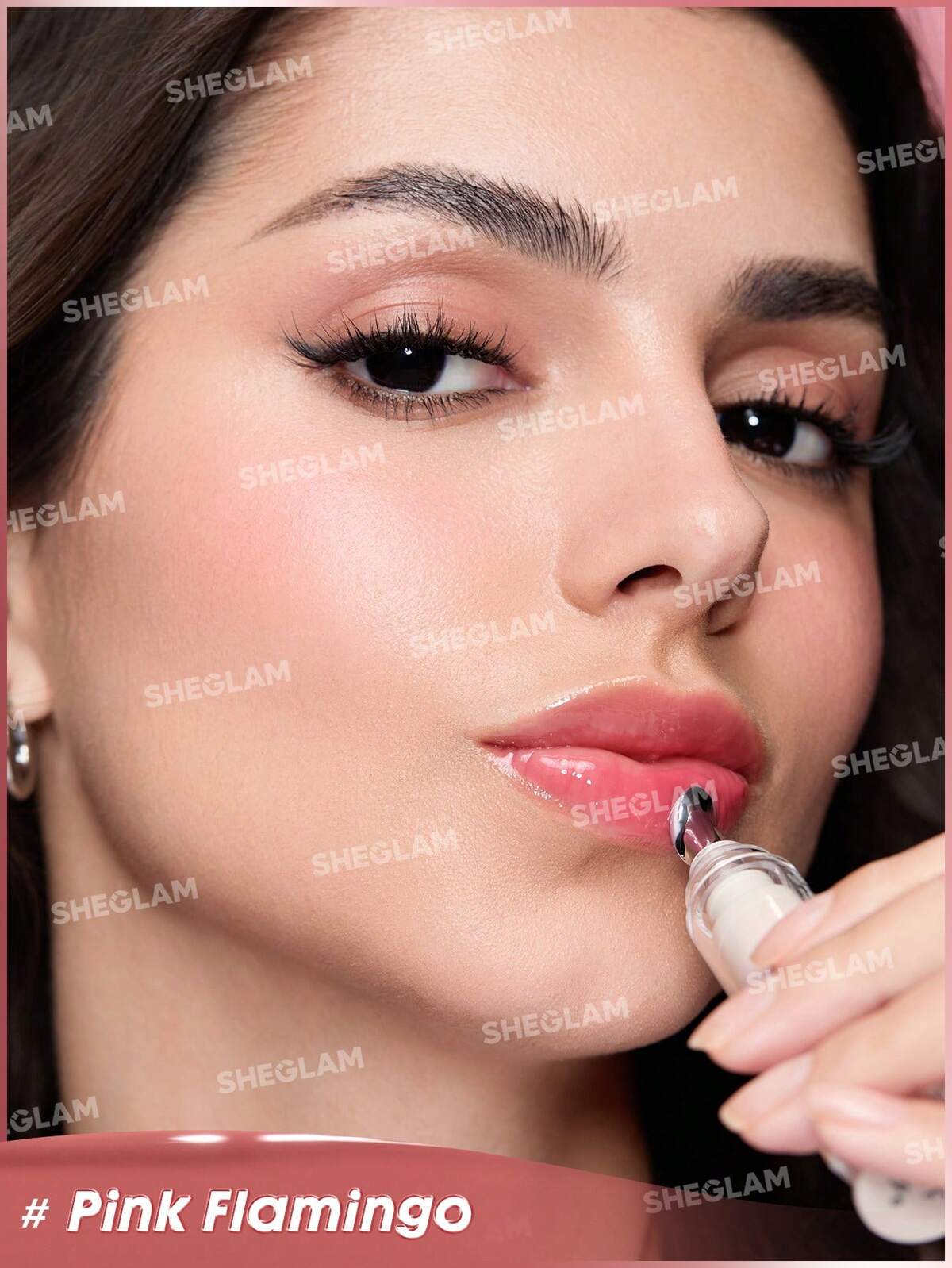 SHEGLAM Booster Shine Plumping Lip Gloss-Pink Flamingo -