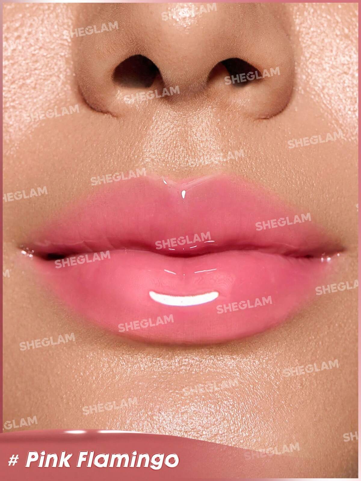 SHEGLAM Booster Shine Plumping Lip Gloss-Pink Flamingo -