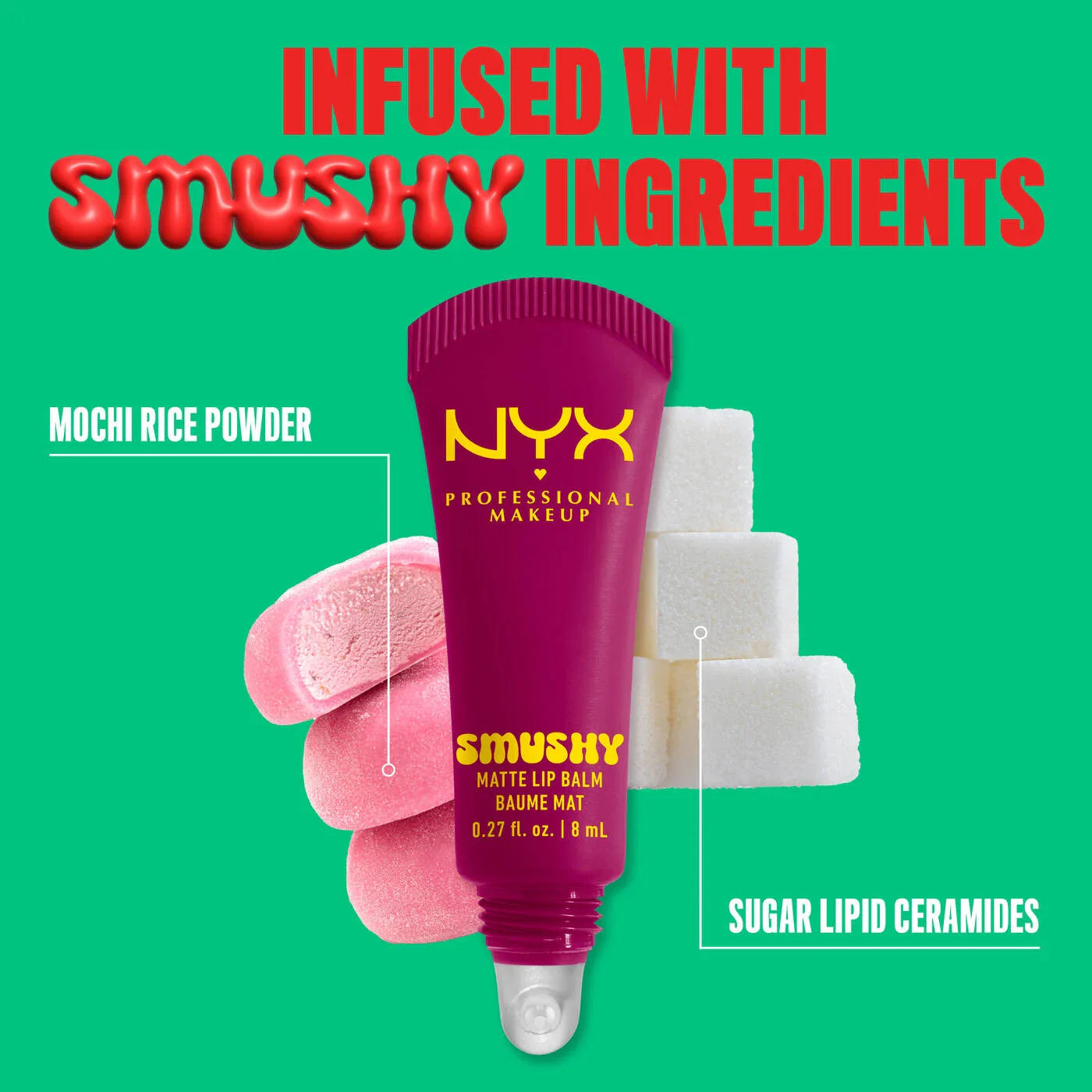 NYX Professional Makeup - Smushy Matte Lip Balm - Silly Sippin