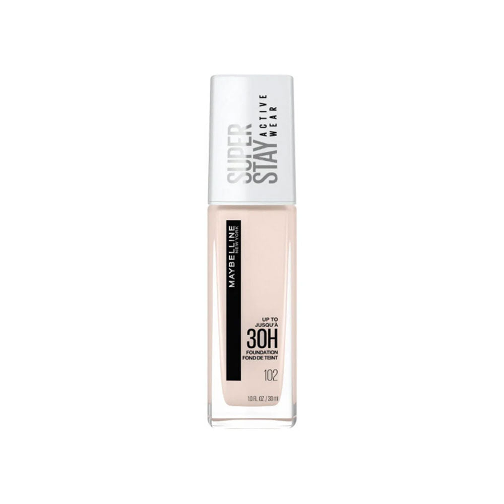 Maybelline Super Stay Longwear Liquid Foundation 30Hr Wear - 102 Fair Porcelain
