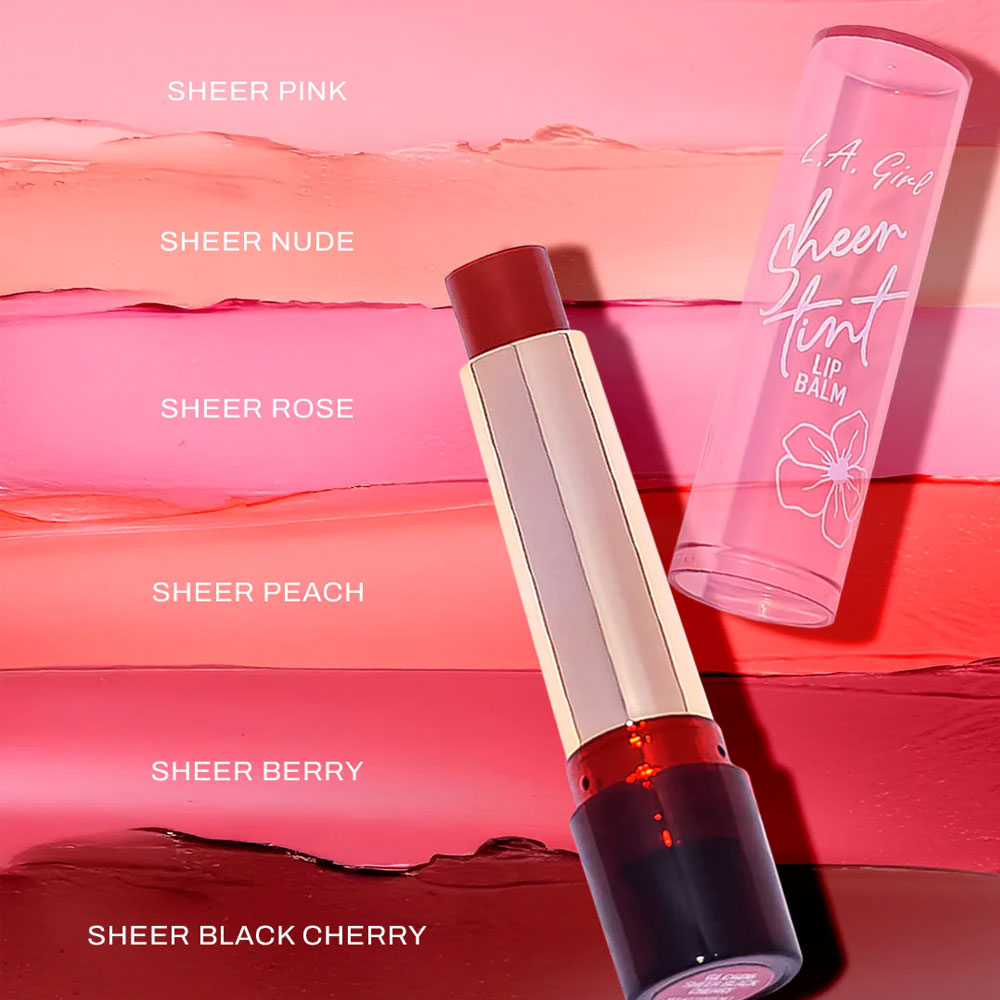 L.A. Girl, Sheer Tint Lip Balm, GLC606 - Sheer Black Cherry