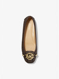 Michael Kors Fulton Studded Logo Moccasin US 8 Brown
