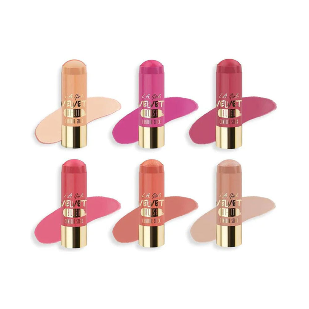L.A. Girl Velvet Blush Contour Stick - GCS593 CRUSHED BERRY