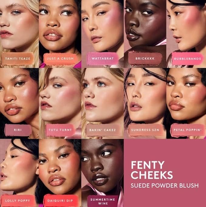 Fenty Beauty Fenty Cheeks Suede Powder Blush- Tutu Turnt