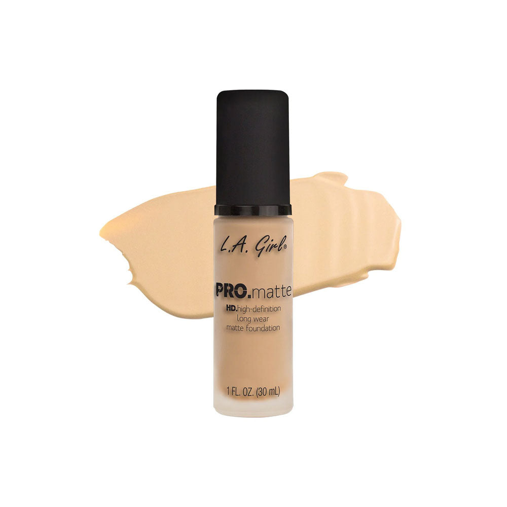 L.A. Girl Pro Matte HD Long Wear Matte Liquid Foundation, 30ml,