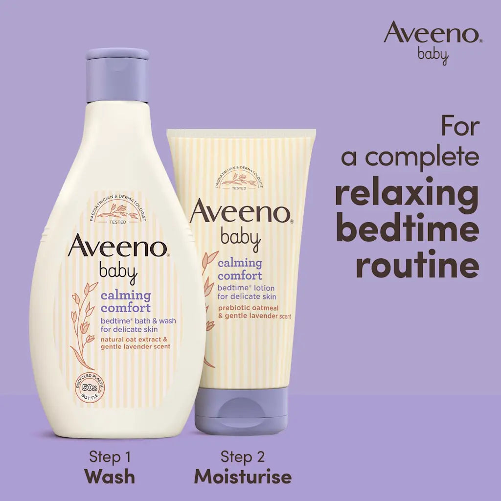 Aveeno Baby Calming Comfort Bedtime Bath & Wash – 250ml