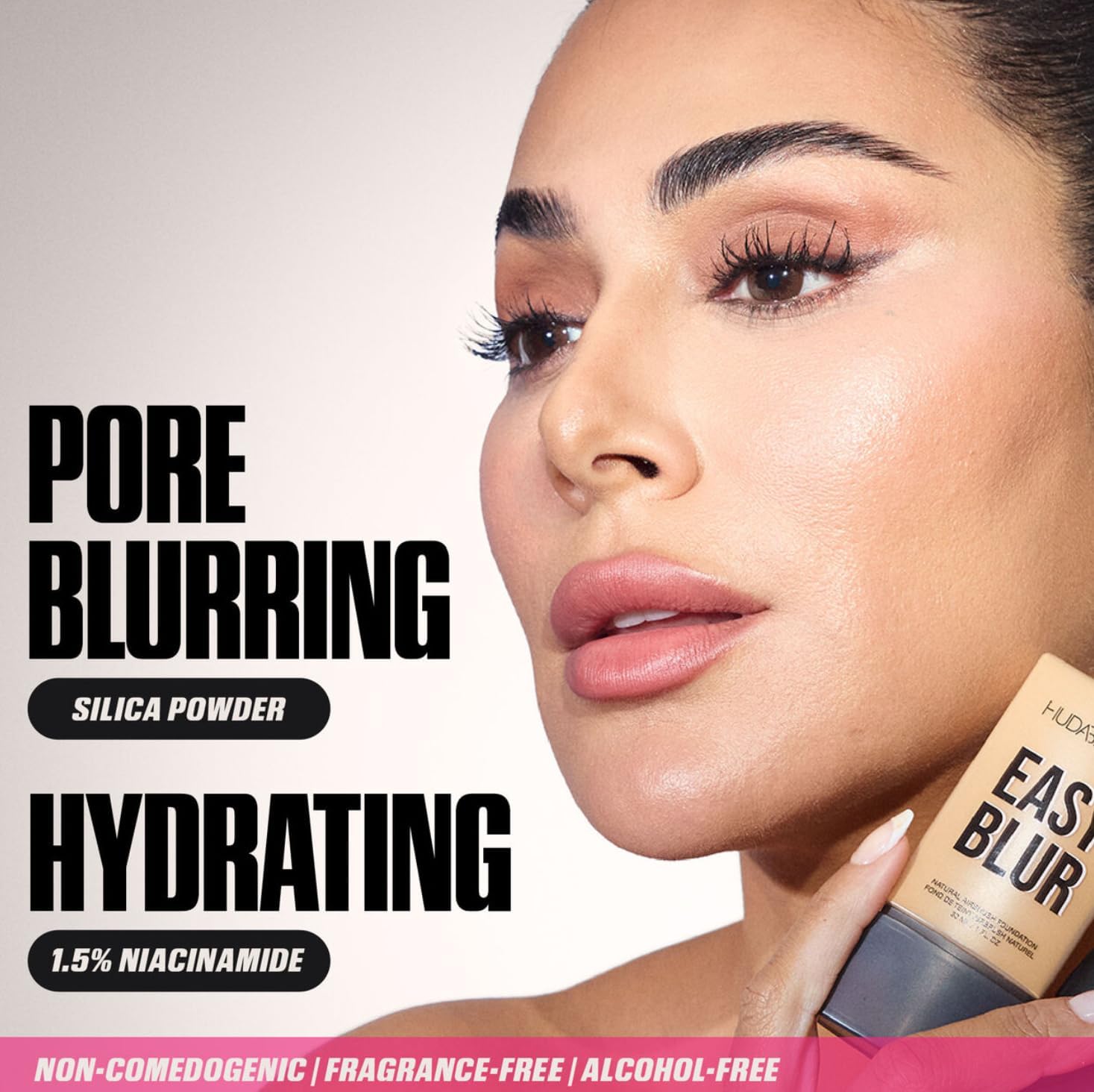 Huda Beauty - Easy Blur Natural Airbrush Foundation  - Custard 220N 30ML