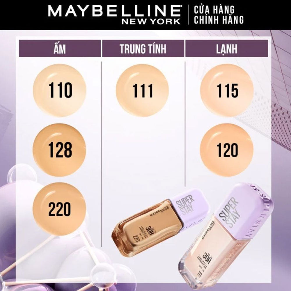 Maybelline New York - Super Stay Up to 30hr Lumi Matte Foundation - 110