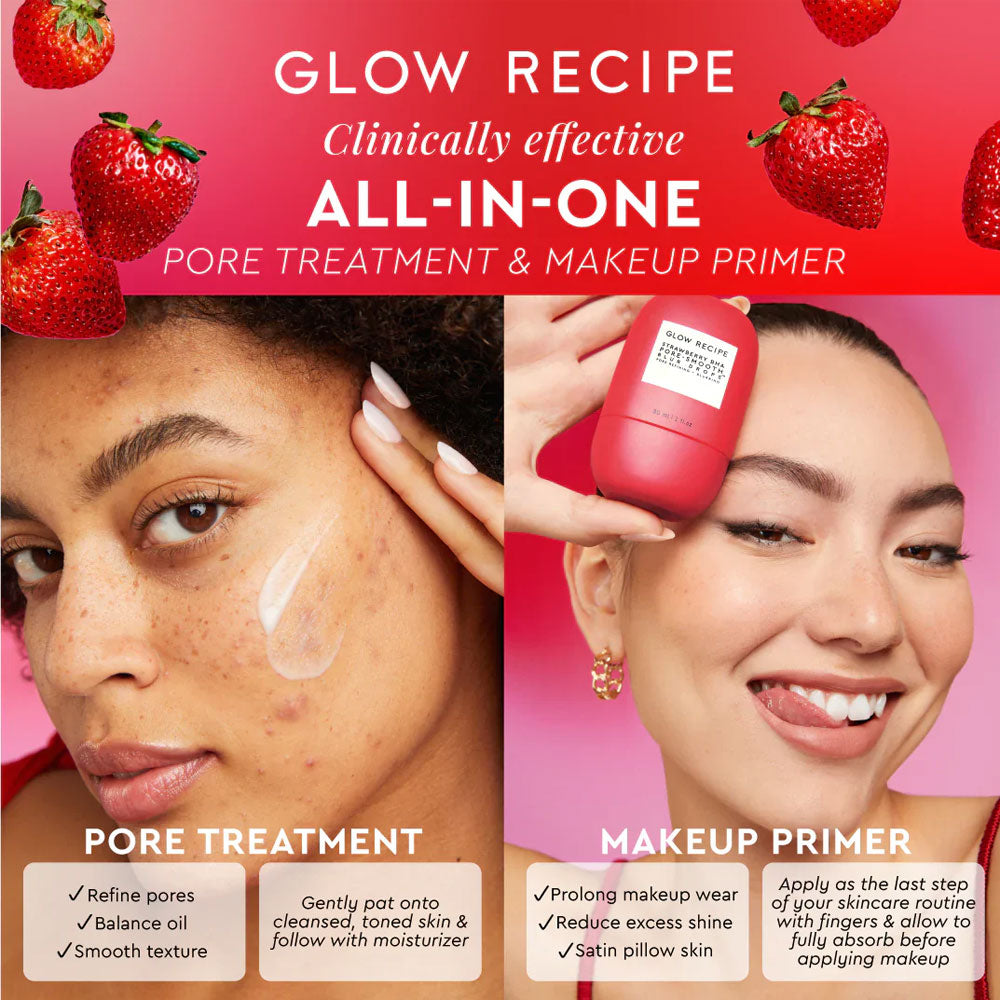 Glow Recipe Strawberry BHA Pore Smooth Blur Drops - 30ML