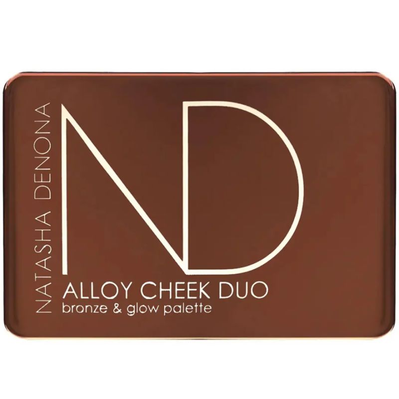 Natasha Denona bronzer and highlighter Alloy Cheek Duo Bronzer & Highlighter Palette,