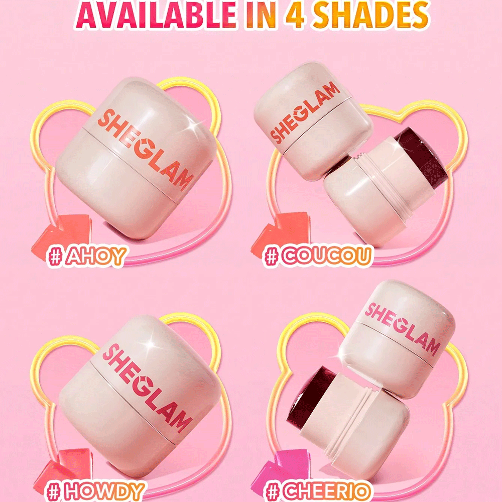 Sheglam- Jelly- Licious Hydrating Lip & Blush Tint- Howdy