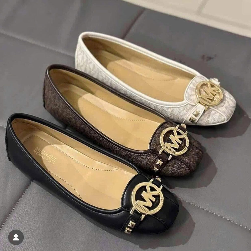 Michael Kors Fulton Studded Logo Moccasin US 8 Brown