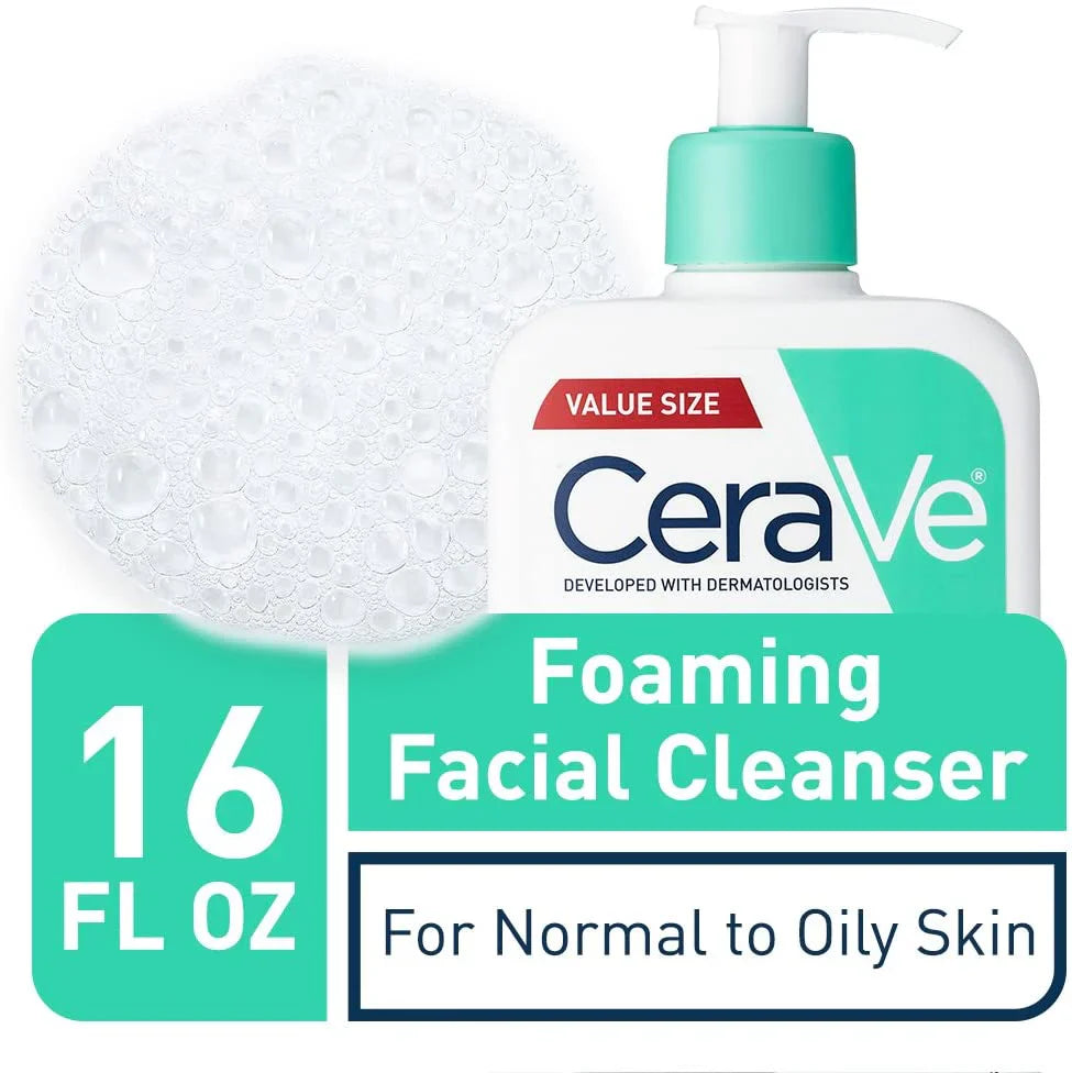 Cerave Foaming Facial Cleanser For Normal to Oily Skin - 473ml