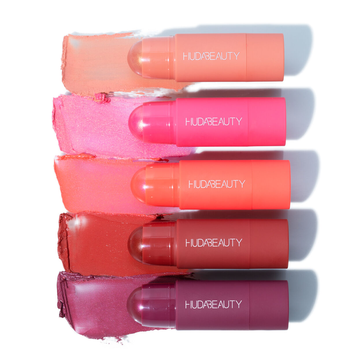 Huda Beauty Cheeky Tint Blush Stick- Baddie Berry - Rebel Red